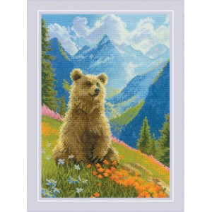 Borduurpakket Clumsy Bear -...