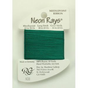 Neon Rays Emerald - Rainbow...