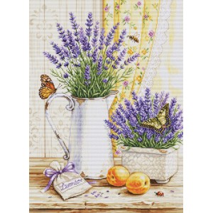 Cross stitch kit Lavender...
