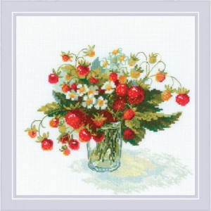 Cross stitch kit Strawberry...