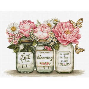 Cross stitch kit Little by...