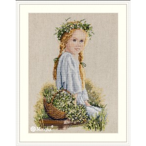 Cross stitch kit Daises -...