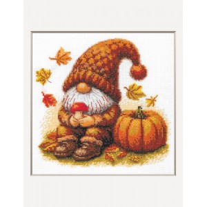 Borduurpakket Harvest Gnome...