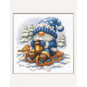 Cross stitch kit Snowy...