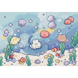 Borduurpakket Under the Sea...