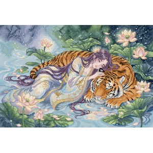 Borduurpakket Tiger's...