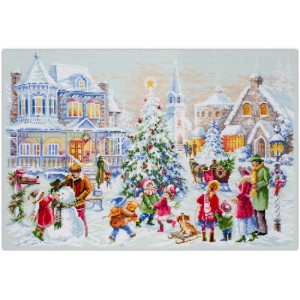 Borduurpakket Christmas Eve...