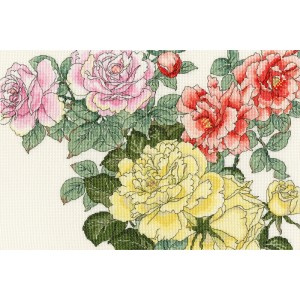 Borduurpakket Rose Blooms -...
