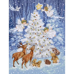 Cross stitch kit Angel in...