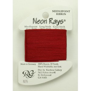 Neon Rays Brick Red -...