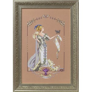 Cross stitch chart Lady...