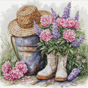 Borduurpakket Garden Decor...