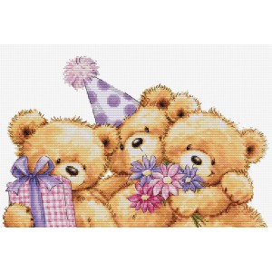 Cross stitch kit Three...