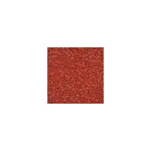 Frosted beads Red Red -...