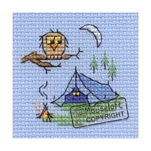 Cross Stitch Kit Camping -...