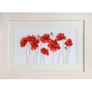 Borduurpakket Poppies - Luca-S