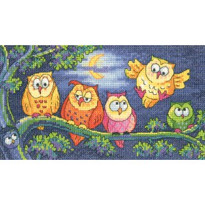 Cross stitch kit A Hoot of...