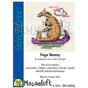 Borduurpakket Yoga Bunny -...