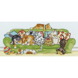 Cross stitch kit Animals -...