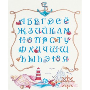 Cross stitch kit Marine...