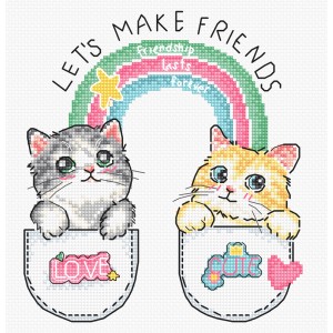 Cross stitch kit Let's make...