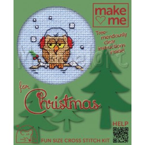 Cross stitch kit Cosy Owl -...
