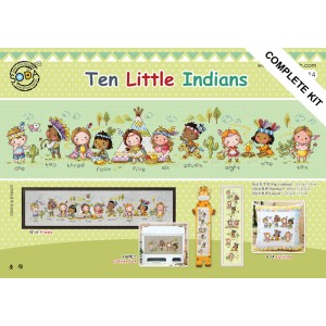 Cross stitch kit Ten Little...
