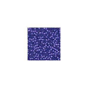 Frosted beads Blue Violet -...