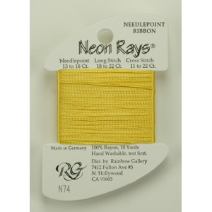 Neon Rays Golden Yellow -...