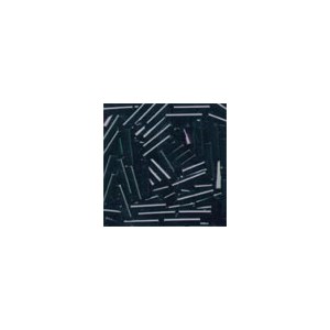 Medium Bugle Beads Black -...