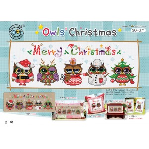 Cross Stitch Chart Owls'...
