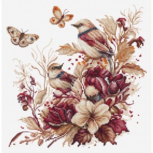 Cross stitch kit The Birds...