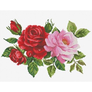 Pre-printed cross stitch...