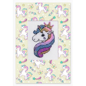 Cross stitch kit Postcard...