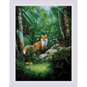 Cross stitch kit Fox in the...