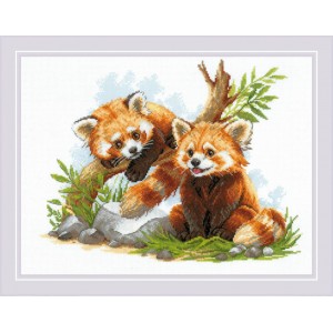 Borduurpakket Red Panda...