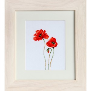 Cross Stitch Kit Poppies -...