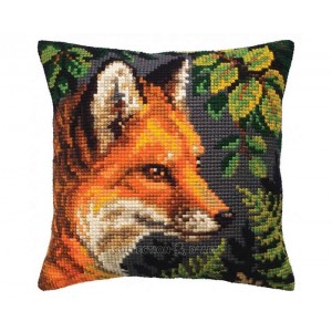 Kussen borduurpakket Fox -...