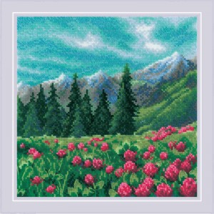 Cross stitch kit Mountain...