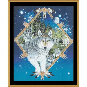 Borduurpatroon Wolf Song -...