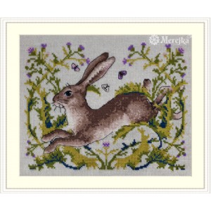 Cross stitch kit The Hare -...