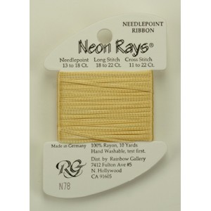 Neon Rays Apricot - Rainbow...