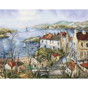 Cross stitch kit Calm Town...