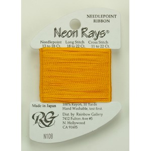 Neon Rays Yellow Orange -...