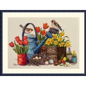 Borduurpakket Spring Garden...