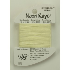 Neon Rays Pale Yellow -...