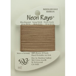 Neon Rays Taupe - Rainbow...