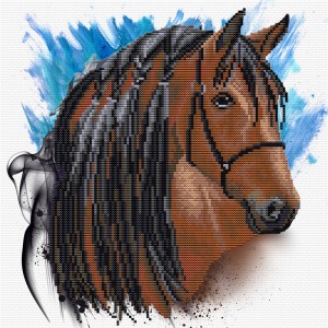 Pre-printed cross stitch...