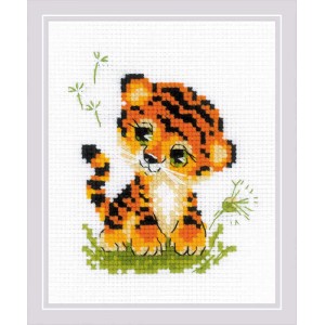 Cross stitch kit Baby Tiger...