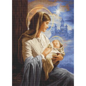 Cross stitch kit Saint Mary...